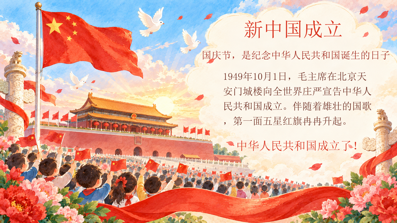 【0425】主题班会：《祖国妈妈今天我为您庆生》 预览