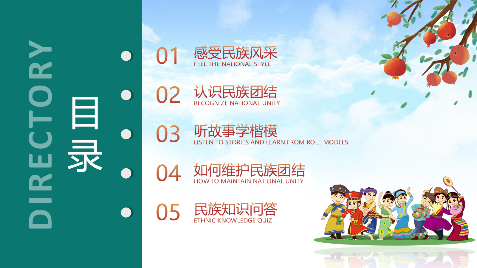 【0457】主题班会：【团结教育】主题班会：石榴籽精神主题班会 预览