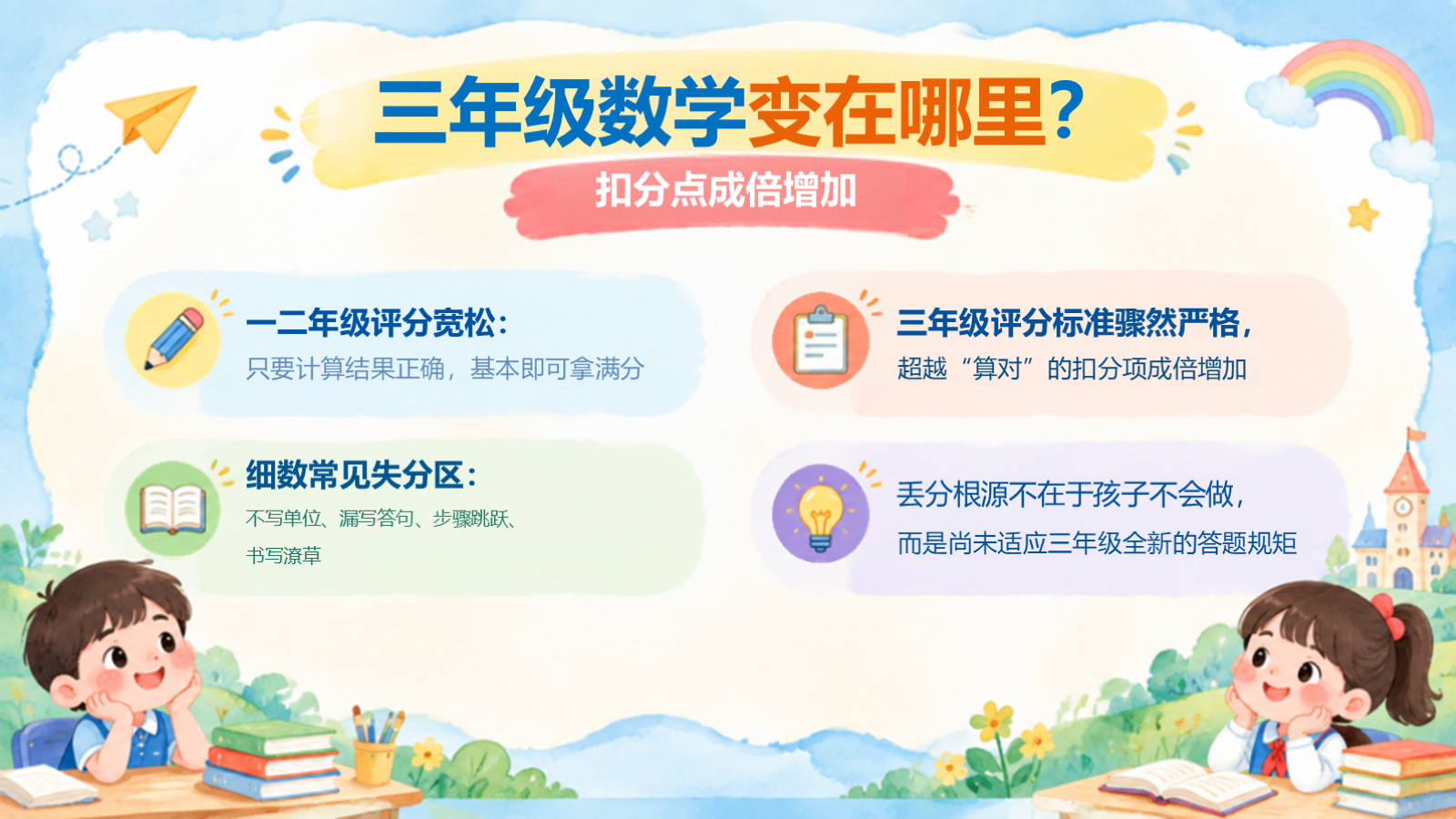 【0461】家长会：三年级数学期中家长会【翻三越岭，聚力前行】 预览