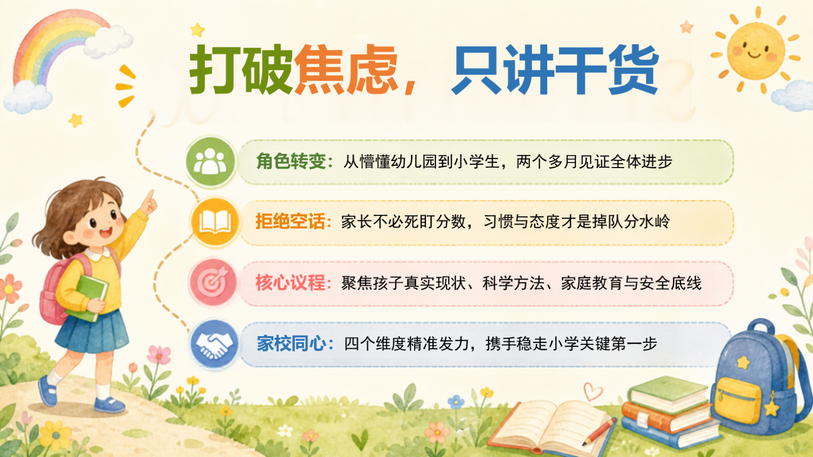 【0466】家长会：一年级期中家长会【小小一年级，稳稳向前走】 预览