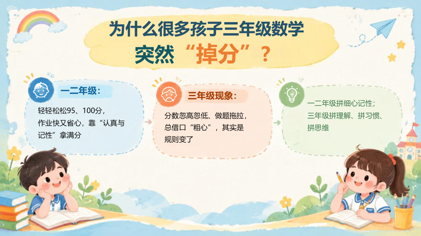 【0461】家长会：三年级数学期中家长会【翻三越岭，聚力前行】 预览