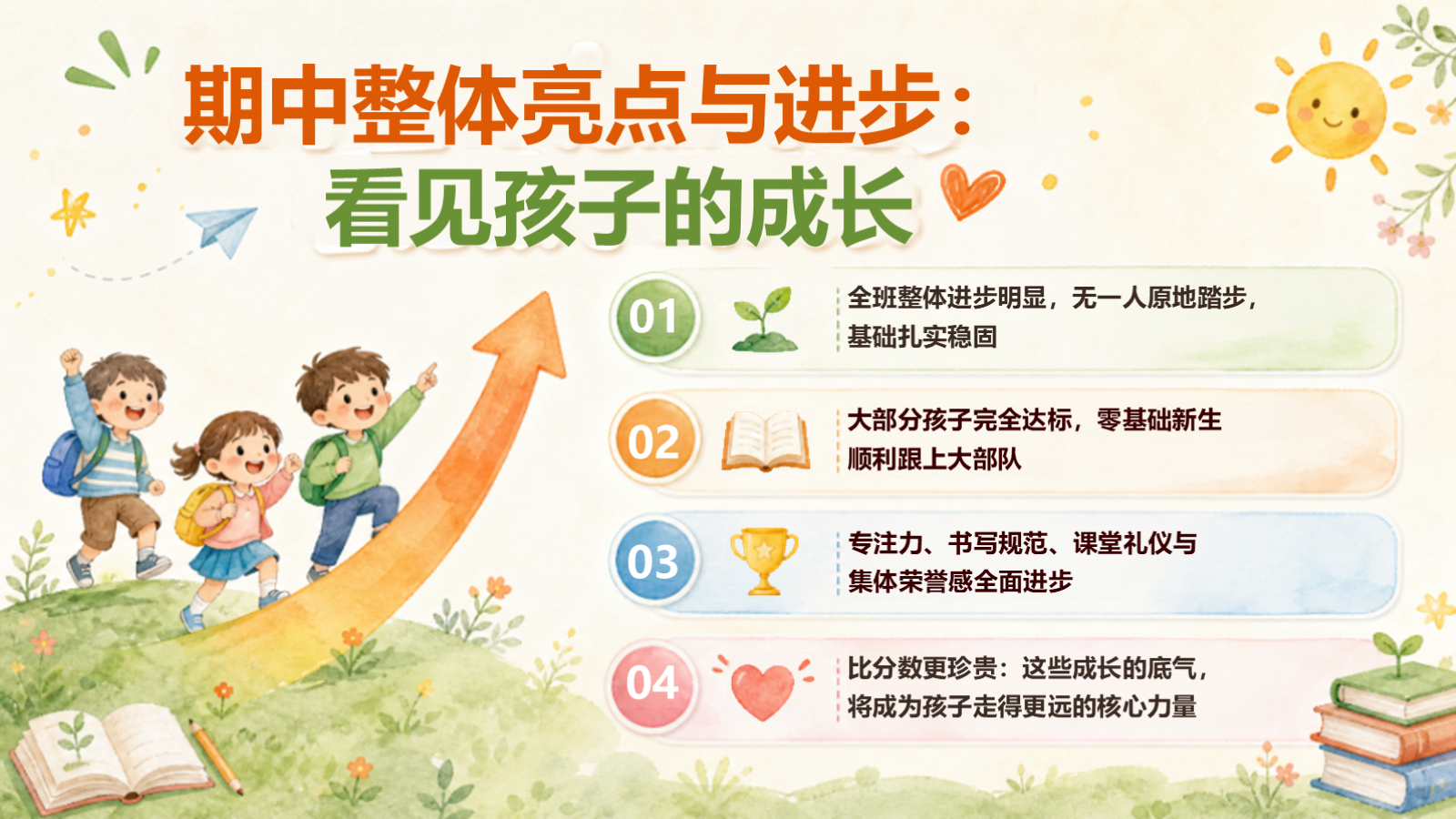 【0466】家长会：一年级期中家长会【小小一年级，稳稳向前走】 预览