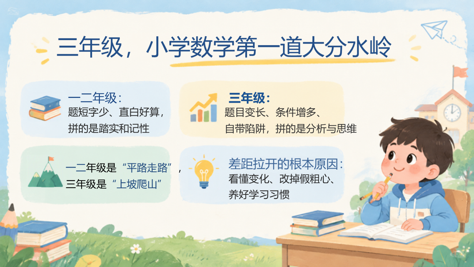 【0462】家长会：三年级数学期中家长会【跨过三年级分水岭】 预览