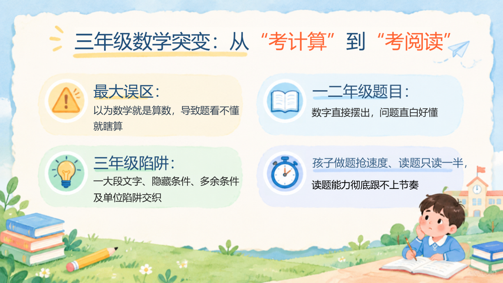【0462】家长会：三年级数学期中家长会【跨过三年级分水岭】 预览