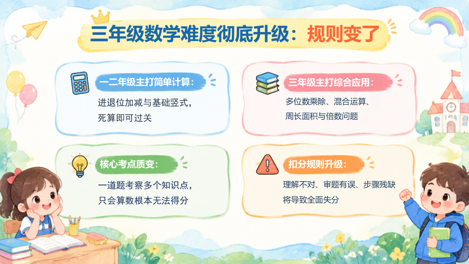 【0461】家长会：三年级数学期中家长会【翻三越岭，聚力前行】 预览